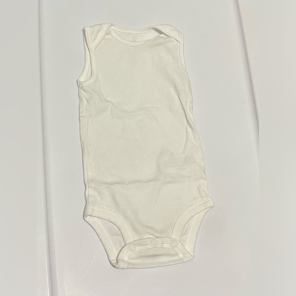 Plain White Baby Onesie
